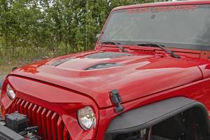 Rough Country - 10525 | Jeep Vented Performance Hood (07-18 Wrangler JK) - Image 6