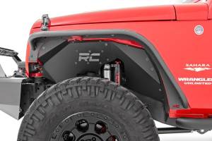 Rough Country - 10533 | Jeep Tubular Front & Rear Fender Flares Set (07-18 Wrangler JK) - Image 4
