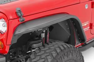 Rough Country - 10533 | Jeep Tubular Front & Rear Fender Flares Set (07-18 Wrangler JK) - Image 6