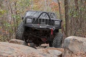 Rough Country - 10570 | Jeep Front Winch Bumper (84-01 Cherokee XJ) - Image 3