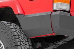 10571 | Jeep Rear Lower Quarter Panel Armor for Factory Flare (97-01 Cherokee XJ)
