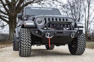 Rough Country - 10585 | Rough Country Front Winch Bumper With LED Lights For Jeep Gladiator JT/Wrangler 4xe, JK, JL | 2007-2023 - Image 4