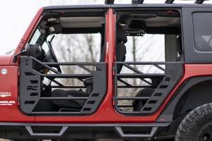 Rough Country - 10588 | Jeep Front & Rear Steel Tube Doors (07-18 Wrangler JK) - Image 2