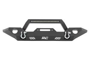 Rough Country - 10596 | Rough Country Front Bumper Sport With 20" Black Series LED Light Bar & Mount For Factory OE Fog For Jeep Gladiator JT / Wrangler JK, JL & 4xe | 2007-2023 - Image 3
