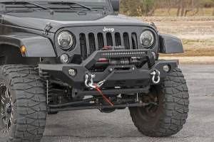 Rough Country - 10596 | Rough Country Front Bumper Sport With 20" Black Series LED Light Bar & Mount For Factory OE Fog For Jeep Gladiator JT / Wrangler JK, JL & 4xe | 2007-2023 - Image 4