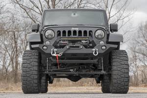 Rough Country - 10596 | Rough Country Front Bumper Sport With 20" Black Series LED Light Bar & Mount For Factory OE Fog For Jeep Gladiator JT / Wrangler JK, JL & 4xe | 2007-2023 - Image 6