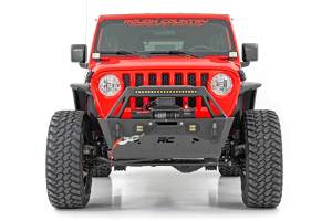 Rough Country - 10597A | Rough Country Front Stubby Trail Bumper For Jeep Gladiator JT / Wrangler 4xe, JK & JL | 2007-2023 - Image 3