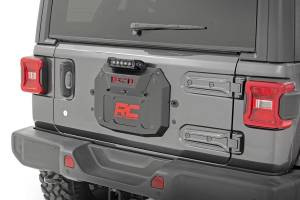 Rough Country - 10607 | Rough Country Spare Tire Carrier Delete Kit For Jeep Wrangler 4xe / Wrangler JL 4WD | 2018-2023 | Chrome Series LED Light Bar - Image 3