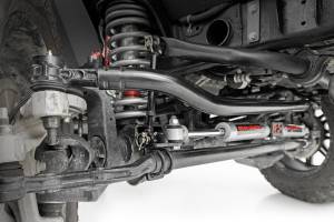Rough Country - 10638 | Rough Country High Steer Kit For Jeep Gladiator JT / Wrangler 4xe, JL, JL Unlimited 4WD | 2018-2023 | Drag Link + Track Bar Bracket (Wrangler JL ONLY) - Image 3