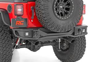 Rough Country - 10649 | Rear Tubular Bumper | Jeep Wrangler JK (2007-2018) - Image 3