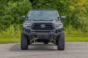 Rough Country - 10716 | Rough Country Front Bumper For Toyota Tacoma 4WD | 2016-2023 | No Lights, With PRO9500S Winch | Synthetic Rope Only - Image 6