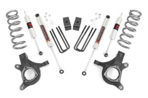 23940 | Rough Country 4.5 Inch Lift Kit with M1 Front / Rear Shocks (1999-2006 Silverado, Sierra 1500 2WD)