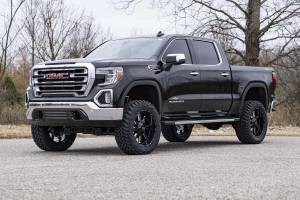 Rough Country - 22957 | Rough Country 6 Inch Lift Kit For GMC Sierra 1500 2/4WD | 2019-2024 | 4.3L, 5.3L, 6.2L Engine; Factory Multi-leaf Spring, Vertex Coilovers With Rear V2 Shocks - Image 2