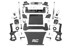 Rough Country - 22931D | Rough Country 6 Inch Lift Kit For GMC Sierra 1500 2/4WD | 2019-2024 | 2.7L/3.0L, Factory Rear Multi-leaf Spring, Strut Spacers With N3 Rear Shocks - Image 2