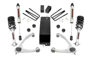 27771 | Rough Country 3.5 Inch Suspension Lift Kit With Upper Control Arms Plus N3 Struts and V2 Shocks For Chevrolet Silverado/GMC Sierra 1500 | 2007-2013