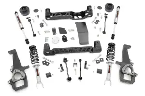 Rough Country - 33371 | Rough Country 4 Inch Lift Kit For Ram 1500 (2012-2018) / 1500 Classic (2019-2023) 4WD | Lifted N3 Struts, V2 Monotube Shocks - Image 1