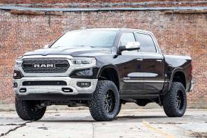 Rough Country - 33870 | Rough Country 5 Inch Lift Kit For Ram 1500 4WD | 2019-2023 | Without 22" Factory Wheels, Front Strut Spacers, Rear V2 Shocks - Image 2