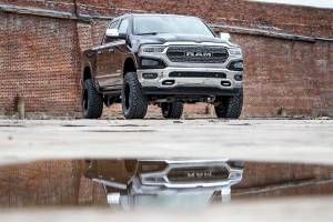 Rough Country - 34430A | Rough Country 5 Inch Lift Kit For Ram 1500 4WD | 2019-2023 | With 22" Factory Wheels, Front Strut Spacers, Rear N3 Shocks - Image 5