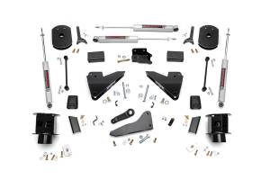 Rough Country - 35720 | 5 Inch Dodge Suspension Lift Kit w/ Coil Spacers, Premium N3 Shocks (Radius Drops) - Image 1