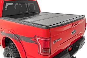 Rough Country - 47214550 | Hard Flush Tri Fold Bed Cover | 5.5 Ft Bed | Ford F-150 (04-14) - Image 4