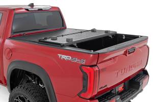 Rough Country - 47514551B | Rough Country Low Profile Hard Tri-Fold Tonneau Bed Cover For Toyota Tundra | 2022-2024 | 5' 5" Bed - Image 6