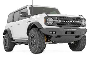 Rough Country - 51074 | Rough Country Full Width Front Bumper For Ford Bronco 4WD | 2021-2023 | 20" Black Series White DRL, Black Series White DRL Cubes - Image 4