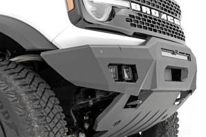 Rough Country - 51074 | Rough Country Full Width Front Bumper For Ford Bronco 4WD | 2021-2023 | 20" Black Series White DRL, Black Series White DRL Cubes - Image 5