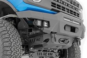 Rough Country - 51078 | Rough Country High Clearance Front Bumper Kit For Ford Bronco 4WD | 2021-2023 | 20" Black Series White DRL, Black Series White DRL Cubes - Image 2