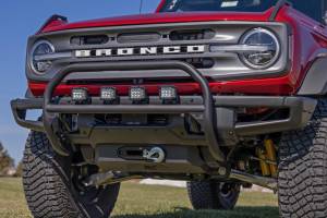 Rough Country - 51101 | Rough Country Nudge Bar OE Modular Steel For Ford Bronco 4WD | 2021-2023 | Black Series 20" Light Bar - Image 6