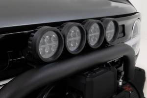 Rough Country - 51113 | Rough Country OE Modular Bumper Safari Bar Kit For Ford Bronco | 2021-2023 | Pair Of 6 Inch Round Black Series With Amber DRL LED Lights - Image 3