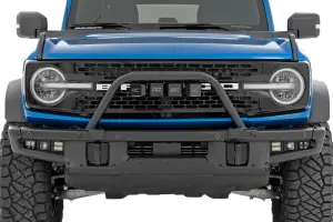 Rough Country - 51115 | Rough Country OE Modular Bumper Safari Bar Kit For Ford Bronco | 2021-2023 | Quad 3 Inch Osram Wide Angle Series LED Lights - Image 3