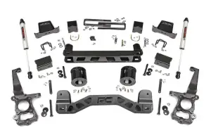 Rough Country - 57370 | 6 Inch Ford Suspension Lift Kit w/ V2 Monotube Shocks - Image 1