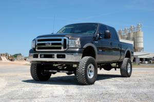 Rough Country - 58140 | Rough Country 6 Inch Lift Kit For Ford  F-250/F-350 Super Duty | 2005-2007 | Gas, M1 Shock, Rear Factory Overload Springs - Image 2