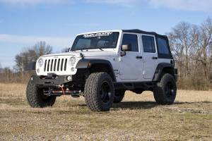 Rough Country - 66940 | Rough Country 3.25 Inch Lift Kit For Jeep Wrangler JK Unlimited | 2007-2018 | M1 Shocks - Image 3