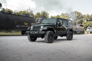 Rough Country - 67940 | Rough Country 2.5 Inch Lift Kit Jeep Wrangler JK 2/4WD | 2007-2018 | M1 Shocks - Image 2