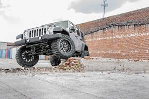 Rough Country - 68140 | Rough Country 4 Inch Lift Kit For Jeep Wrangler 2/4WD | 2007-2018 | M1 Shocks - Image 4