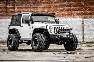 Rough Country - 68240 | Rough Country 4 Inch Lift Kit Jeep Wrangler JK 4WD | 2007-2018 | M1 Shocks - Image 2