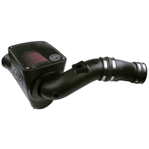75-5070 | S&B Filters Cold Air Intake (2003-2007 F250, F350, Excursion 6.0L Powerstroke) Cotton Cleanable Red 