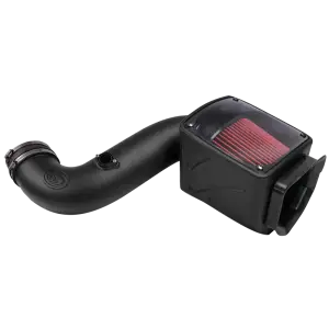 S&B Filters - 75-5080 | S&B Filters Cold Air Intake (2006-2007 Silverado, Sierra V8-6.6L LLY-LBZ Duramax) Cotton Cleanable Red - Image 3