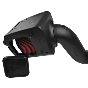 S&B Filters - 75-5080 | S&B Filters Cold Air Intake (2006-2007 Silverado, Sierra V8-6.6L LLY-LBZ Duramax) Cotton Cleanable Red - Image 4