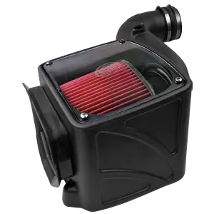 S&B Filters - 75-5080 | S&B Filters Cold Air Intake (2006-2007 Silverado, Sierra V8-6.6L LLY-LBZ Duramax) Cotton Cleanable Red - Image 2