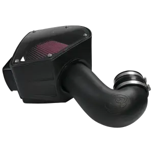75-5090 | S&B Filters Cold Air Intake (1994-2002 Ram 2500, 3500 5.9L Cummins) Cotton Cleanable Red