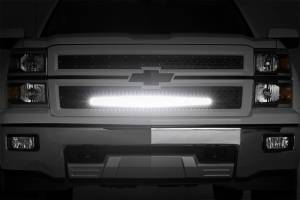 Rough Country - 70103 | Chevy Mesh Grille w/30in Black Series LED (14-15 Silverado 1500) - Image 5