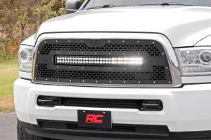 Rough Country - 70152 | Dodge Mesh Grille w/30in Dual Row Black Series LED (13-18 Ram 2500/3500) - Image 4