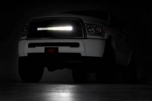 Rough Country - 70152 | Dodge Mesh Grille w/30in Dual Row Black Series LED (13-18 Ram 2500/3500) - Image 6