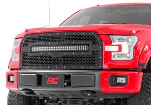 Rough Country - 70193DRL | Ford Mesh Grille | 30in Dual Row Black Series LED w/ Cool White DRL (15-17 F-150) - Image 2