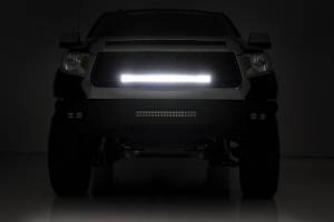 Rough Country - 70225 | Toyota Mesh Grille w/30in Dual Row Black Series LED w/ Cool White DRL (14-17 Tundra) - Image 4