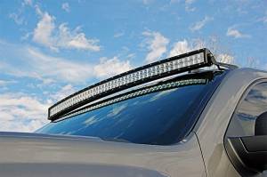Rough Country - 70507 | GM 50-inch Curved LED Light Bar Upper Windshield Mounts (07-13 PU/SUV) - Image 3