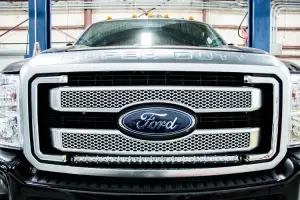 Rough Country - 70531 | Ford Super Duty 30-inch Chrome Series Cree LED Grille Kit (Single) - Image 3