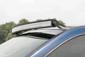 70538 | Dodge 54-inch Curved LED Light Bar Upper Windshield Mounts (02-08 Ram 1500)